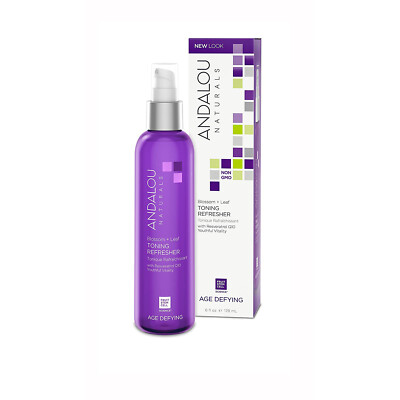 Andalou Naturals Age Defying Blossom + Leaf Toning Refresher, 6 Fluid Ounces