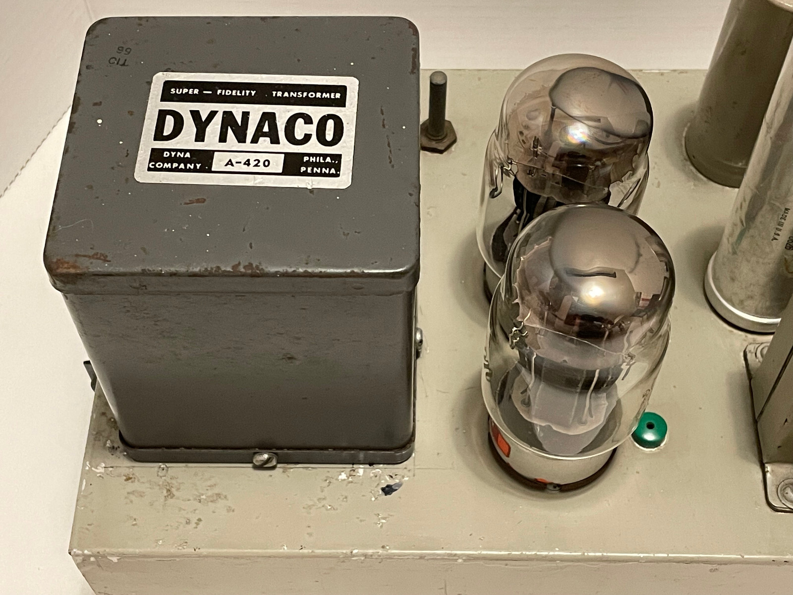 Vintage Western Electric era Genalex KT88 6550 tube amplifier Dynaco