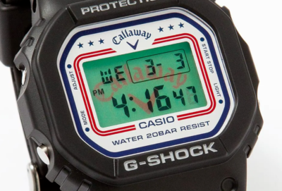 Unused Unopened Casino G-shock & Callaway collaboration model DW