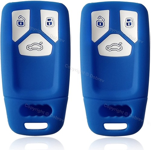 Silicone Keyless Entry Case Fob Cover Protector Skin Holder for Audi Smart Key - Picture 15 of 24