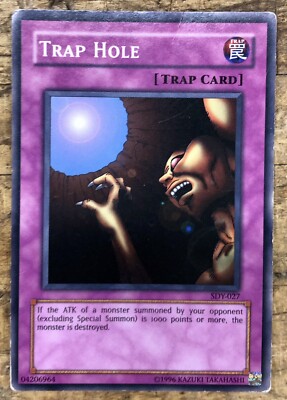 Trap Hole - SDY-027 - Unlimited - YuGiOh | eBay