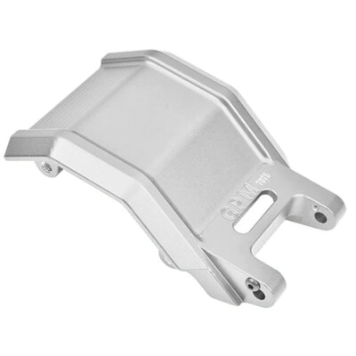 GPM Racing Aluminum 7075 Skid Plate Silver for Losi 1/4 Promoto-MX