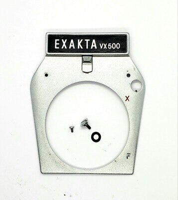 Ihagee Dresden Exakta VX500 Front Name Plate Cover Repair Replacement Part