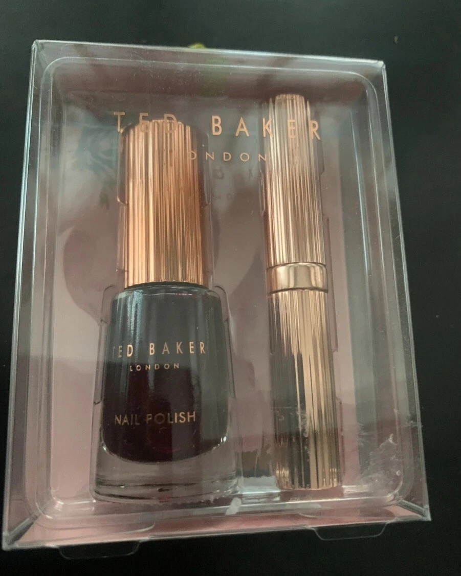 Ted Baker London Crimson Lips & Tips Kit - Nail Polish And Tinted Lip Balm BNIB