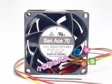 SANYO 9GA0712P1H001 DC12V 1.1A 7CM 4-Wire PWM Speed Control Violent Cooling Fan