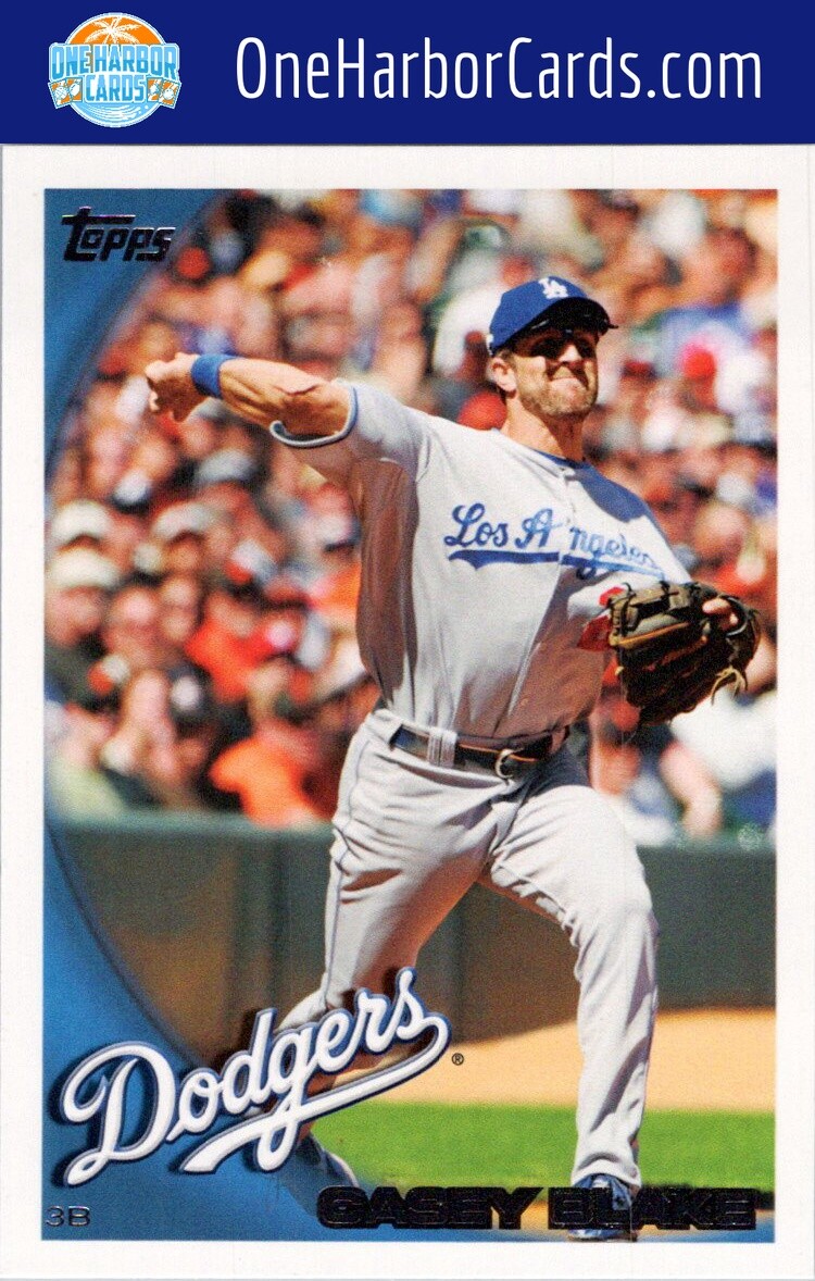 2010 Topps Los Angeles Dodgers Los Angeles Dodgers #LAD6 Casey Blake