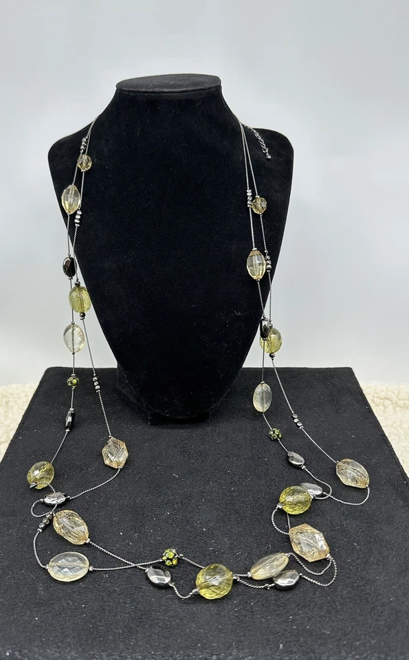 Colar longo e duplo fio Ny & Co - Imagem 2 de 4