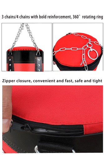 Boxing Punching Bag Set Heavy Cardio Training Kickboxing MMA Gloves Adult Kids - Picture 10 of 14