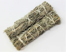Set of 2 Mugwort Smudge Sticks (House Cleansing Remove Negativity Black Sage)