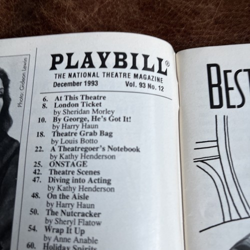 Abe Lincoln In Illinois Playbill 1993 Broadway ๐ญ V. Beaumont Sam Waterston - Picture 3 of 9
