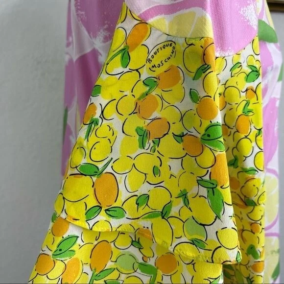 MOSCHINO BOUTIQUE Abito a contrasto con cintura al limone arricciata