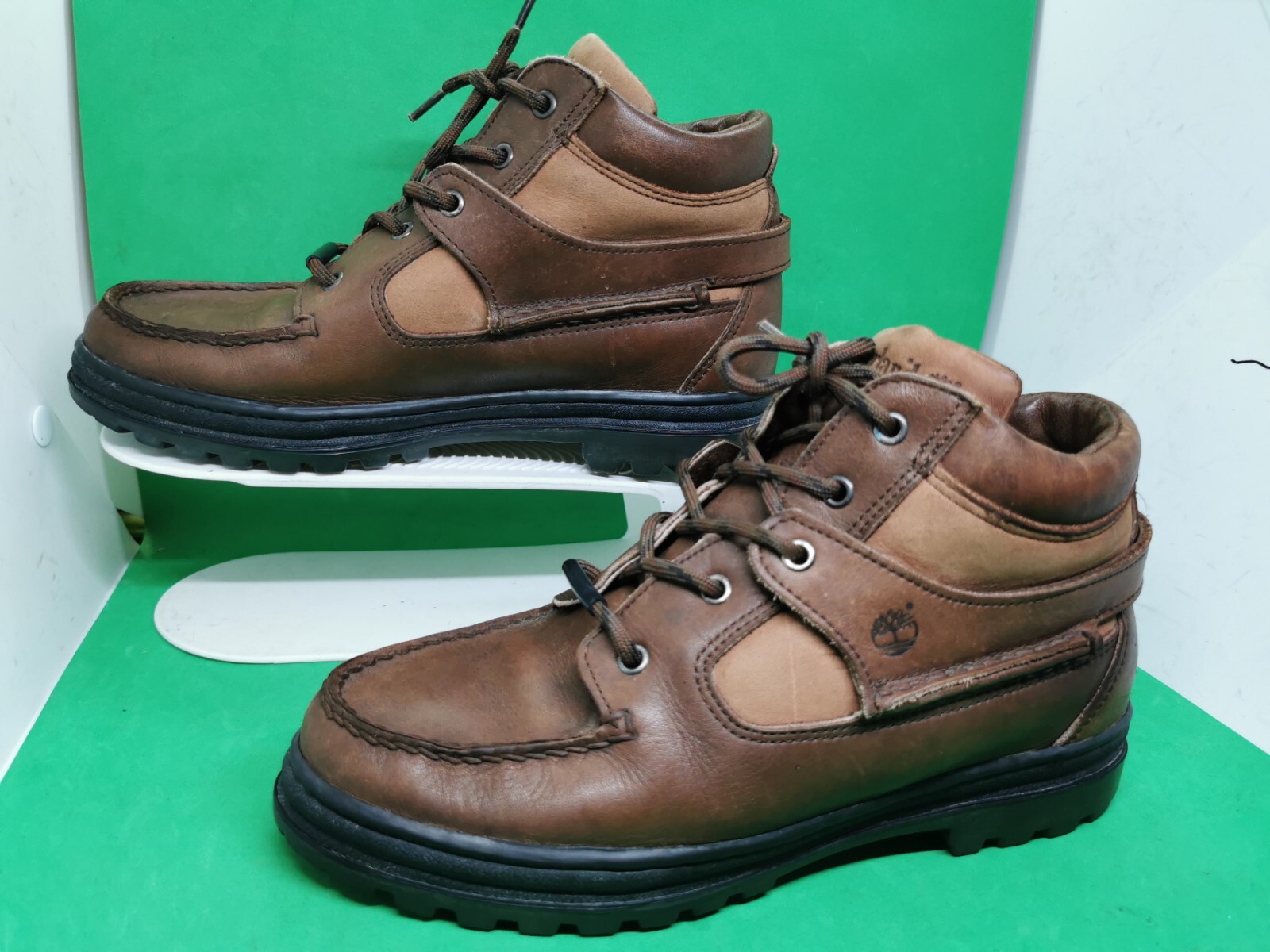 Timberland 38345 Brown Leather Gore Tex Hiking Boots Shoe Womens