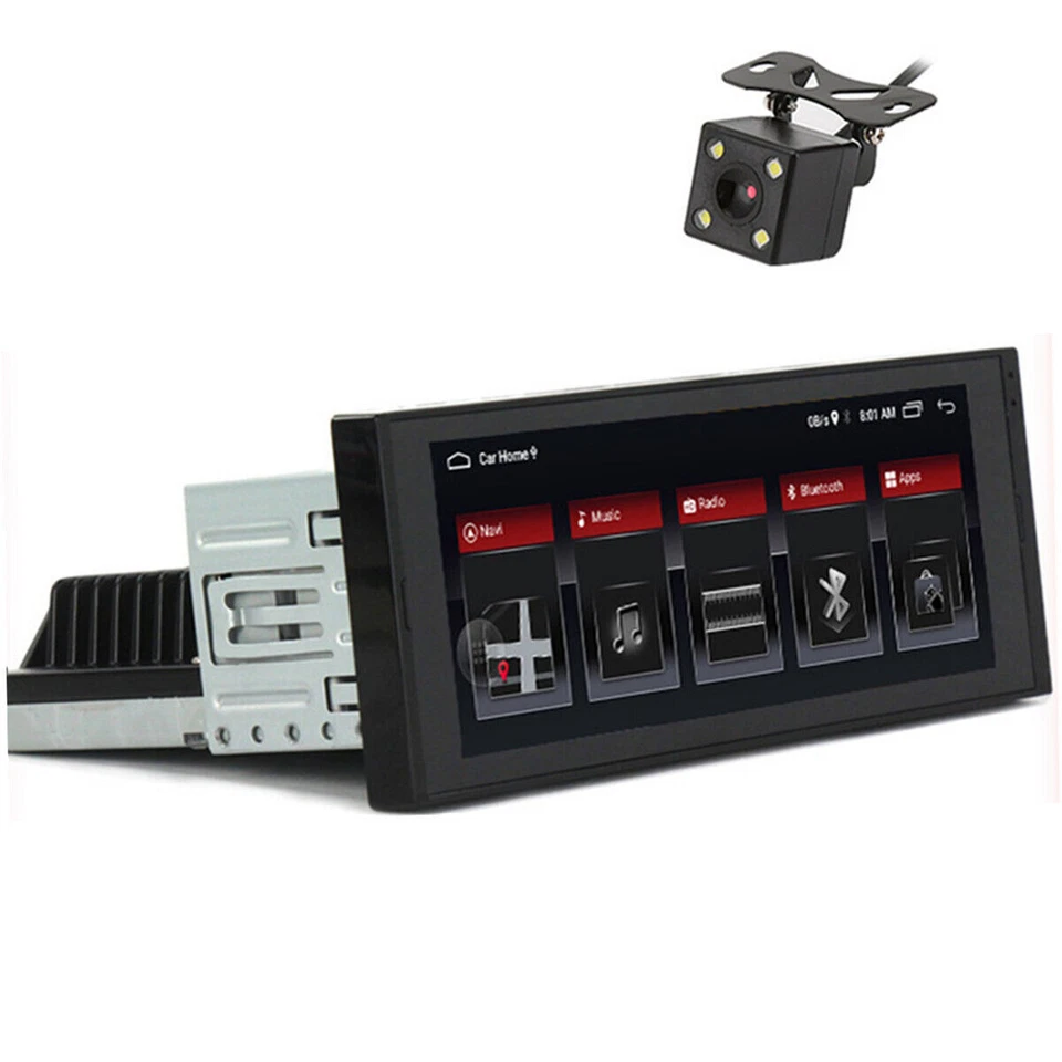 Single DIN Touch Screen Car Stereo Radio GPS Navigation Android 10.0 W/Camera - Image 2 of 4