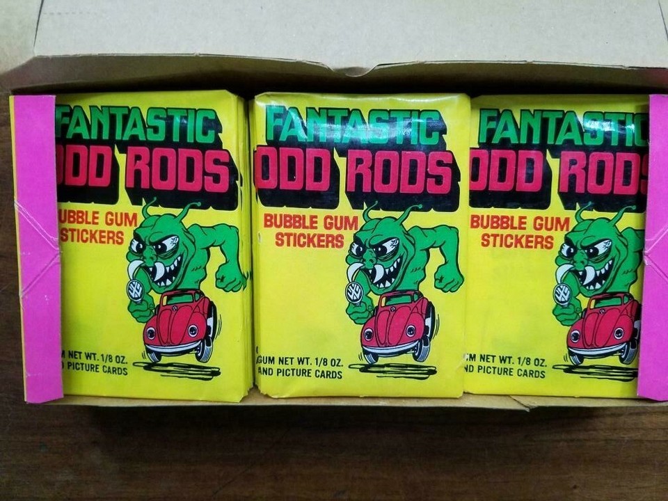 1973 Fantastic Odd Rods Unopened Full Box of 24 Unopened Wax Packs ...