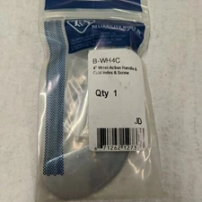 T&S Brass B-WH4C 4-Inch Wrist Action Handle Cold Index New In Bag OEM Service 