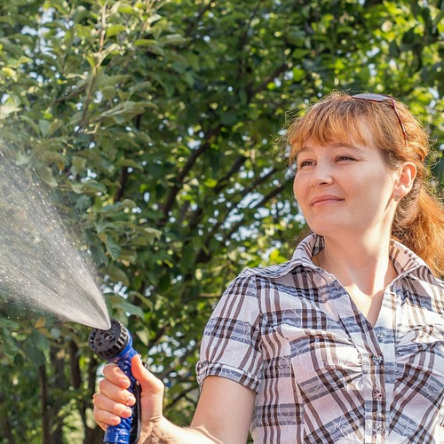 Expandable Garden Hose Pipe Anti Kink 7Function Water Spray Gun Magic Hose 200FT - Picture 5 of 33