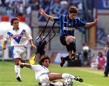 JAVIER ZANETTI Foto Autografata Autografo Soccer Signed Photo Proof Inter