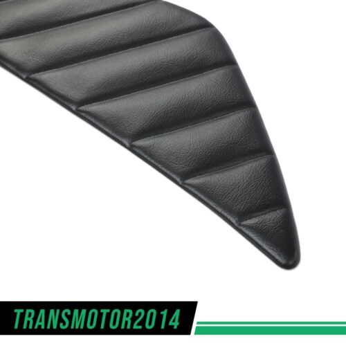 Pair Black Door Panel Insert Fit For 2010 2012 2013 2014 Ford Mustang Pleated - Bild 5 von 9