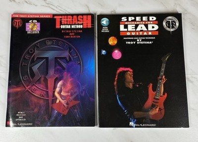 Troy Stetina Thrash Guitar Method (no cd) + Speed Mechanics Song Books Hal Leona