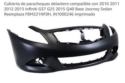 Paracoche Delantero de Infinti Resistente .