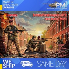 Mars Figures 32057 1/32 British Paratroopers set II Red Devils WW2