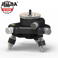 Tripod Bracket Base 1/4'' Interface Fine Adjustment Tripod Stand for Laser Level