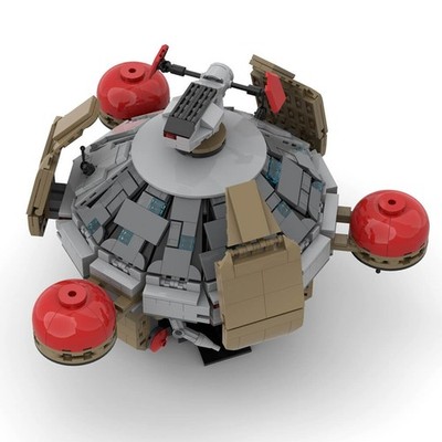 Modubrix Mocs Bricks Sets Terran-Science- Vessel Future 872 Parts Toys Kits