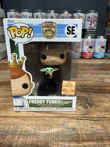 Funko Pop Freddy As Luke Skywalker With Grogu 4000 Pieces Camp Fundays Star Wars