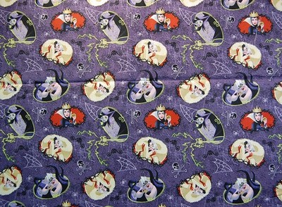 Disney Villains Toss Fabric Cotton Springs Creative - SOLD BY THE HALF YARD