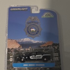 Greenlight 1:64 2021 Dodge Charger Colorado Springs Police Diecast Metal