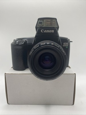 Canon EOS 1000F 35mm Film Camera w/ Canon EF 35-70mm f3.5-4.5 Lens Tested Works