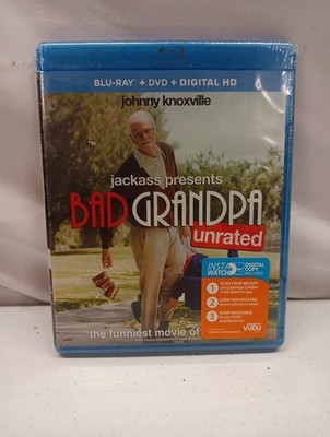 Bad Grandpa Jackass Johnny Knoxville HD BLU-RAY DVD New Sealed