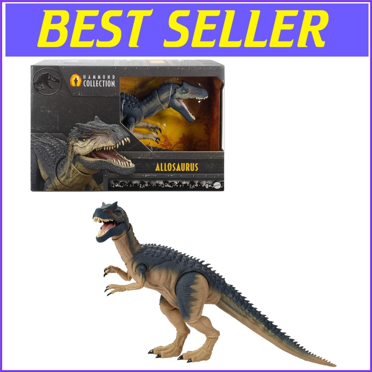 Jurassic World Hammond Collection Allosaurus Action Figure - 19