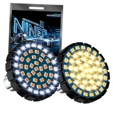 Motorcycle 1157 LED Turn Signals, Pack of 2 21White 1157 21white 27amber