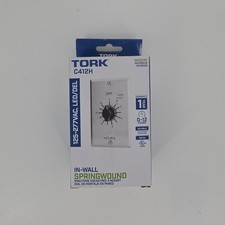 TORK C412H Spring-Wound in-Wall Twist Timer--12 HOUR TIMER