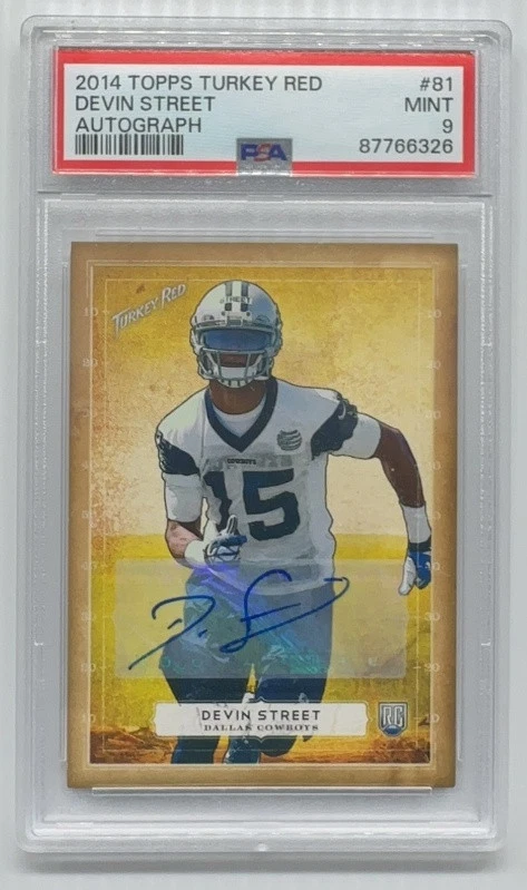 Devin Street Topps Turkey Red #81 Autograph