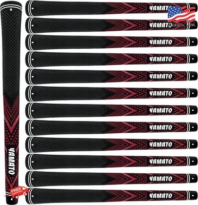 Yamato Golf Grips 13 Pack Midsize Blue Green Red White All-Weather