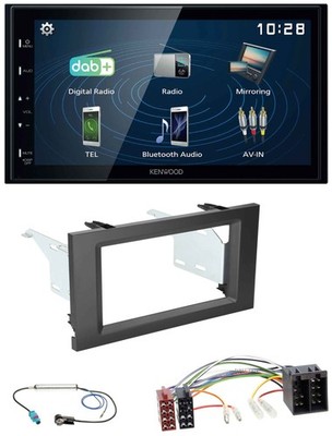 Kenwood 2DIN Bluetooth MP3 USB DAB Autoradio für Mercedes Actros 2011-2021