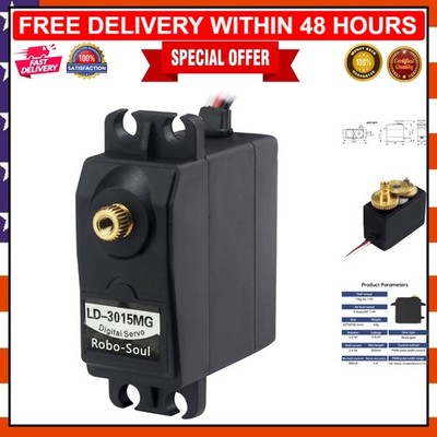 Full Metal Gear Servo with 270° Control - 17kg Torque for Robotics Enthusiasts