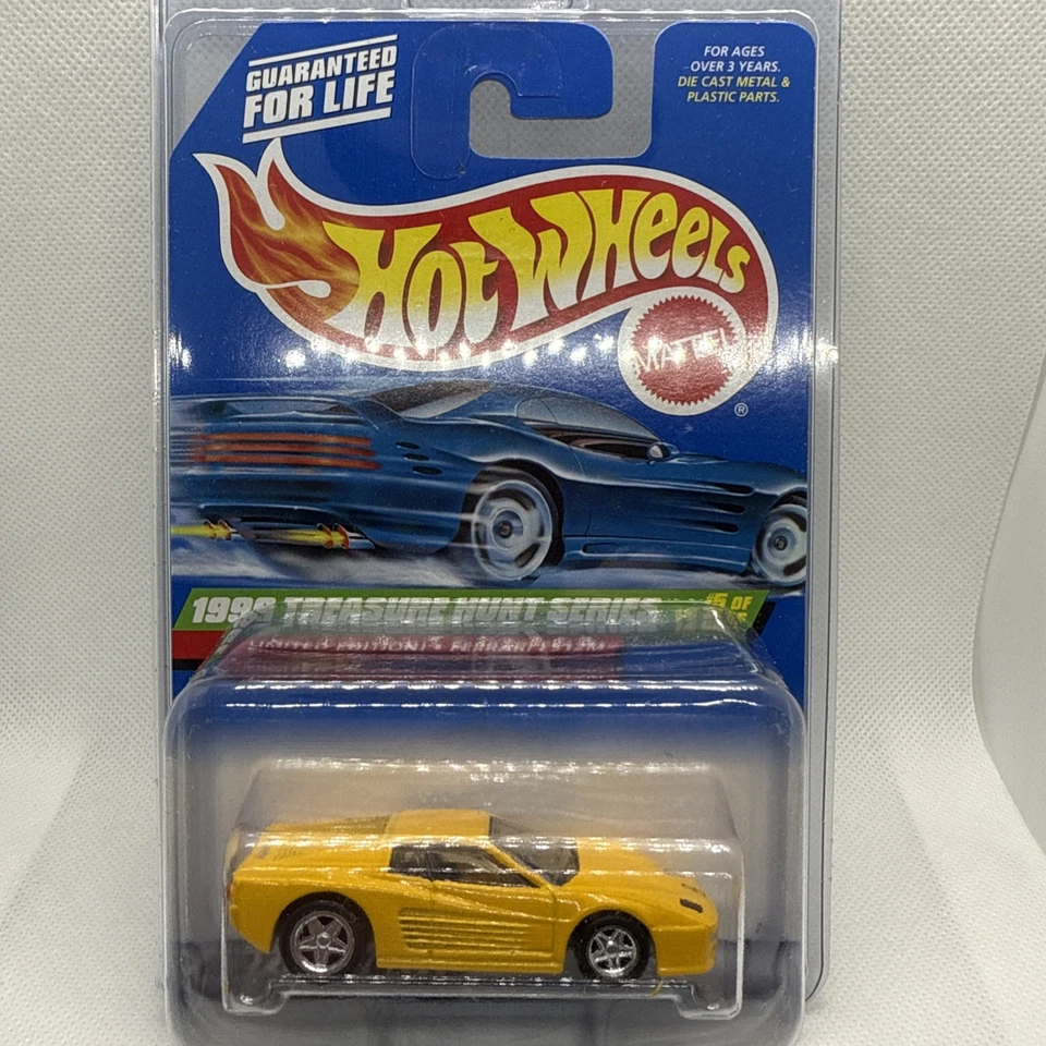 Ferrari F512M 1999 serie Treasure Hunt edición limitada #5 de 12 Hot Wheels Foto 2 de 4