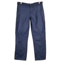 Workrite Fire Resistant Pants Mens 40x35 Navy Blue Nomex Workwer Trousers FR