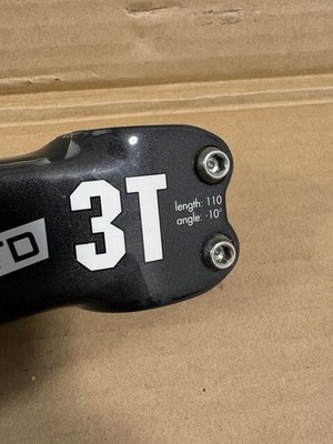 3T Integra LTD Carbon Stem 110mm -10Deg 31.8mm Garmin 195 grams | eBay