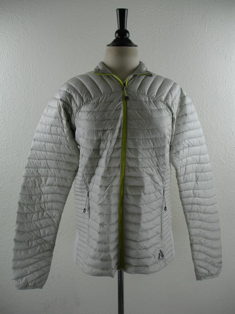 Women's sz L Eddie Bauer First Ascent Gray EB 800 EB800 Goose Down