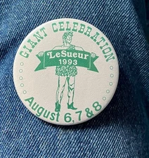 1993 Jolly Green Giant Says "Giant Celebration" In Le Sueur 2 1/4" Cel Festival