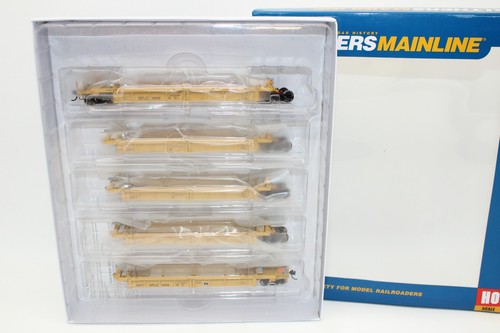Walthers escala HO SFLC Santa Fe Thrall reconstruido 40' pozo coche #1048 juego de 5 nuevo en caja | Condition: New