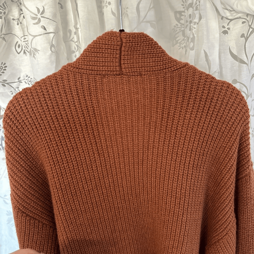 AEL Amy Enjoy Life Rost Pullover Mantel Crossover Damen Größe L - Bild 11 von 13