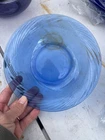 Set of 10 Vintage Pyrex Festiva Cobalt Blue Bowls 7.75" Soup Cereal Made USA