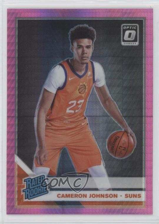 2019 Panini Donruss Optic Rated Rookie Pink Hyper Prizm Cameron Johnson #200 6o3
