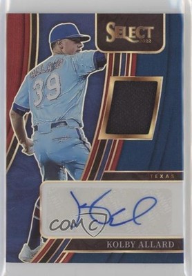 2022 Select Signature Materials Tri-Color Prizm 7/49 Kolby Allard Auto 0c6