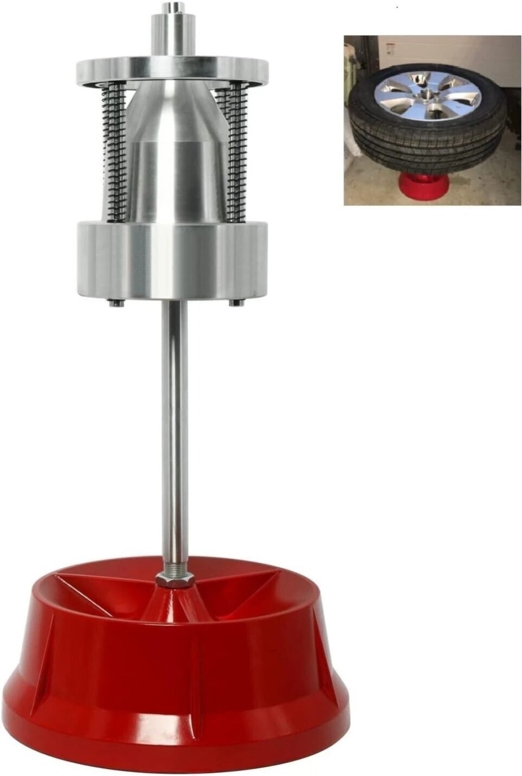Portable Wheel Balancer with Bubble Level Static Balancing Machine Tire Repair